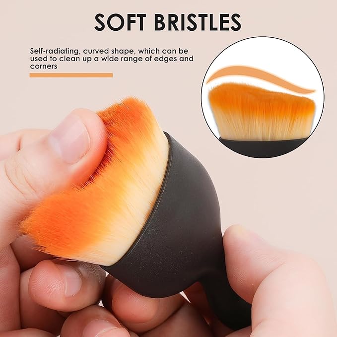 Mini Car Cleaning Brush with Handle and Dust Cover, Multipurpose Gadget Cleaner, Car Duster Brush