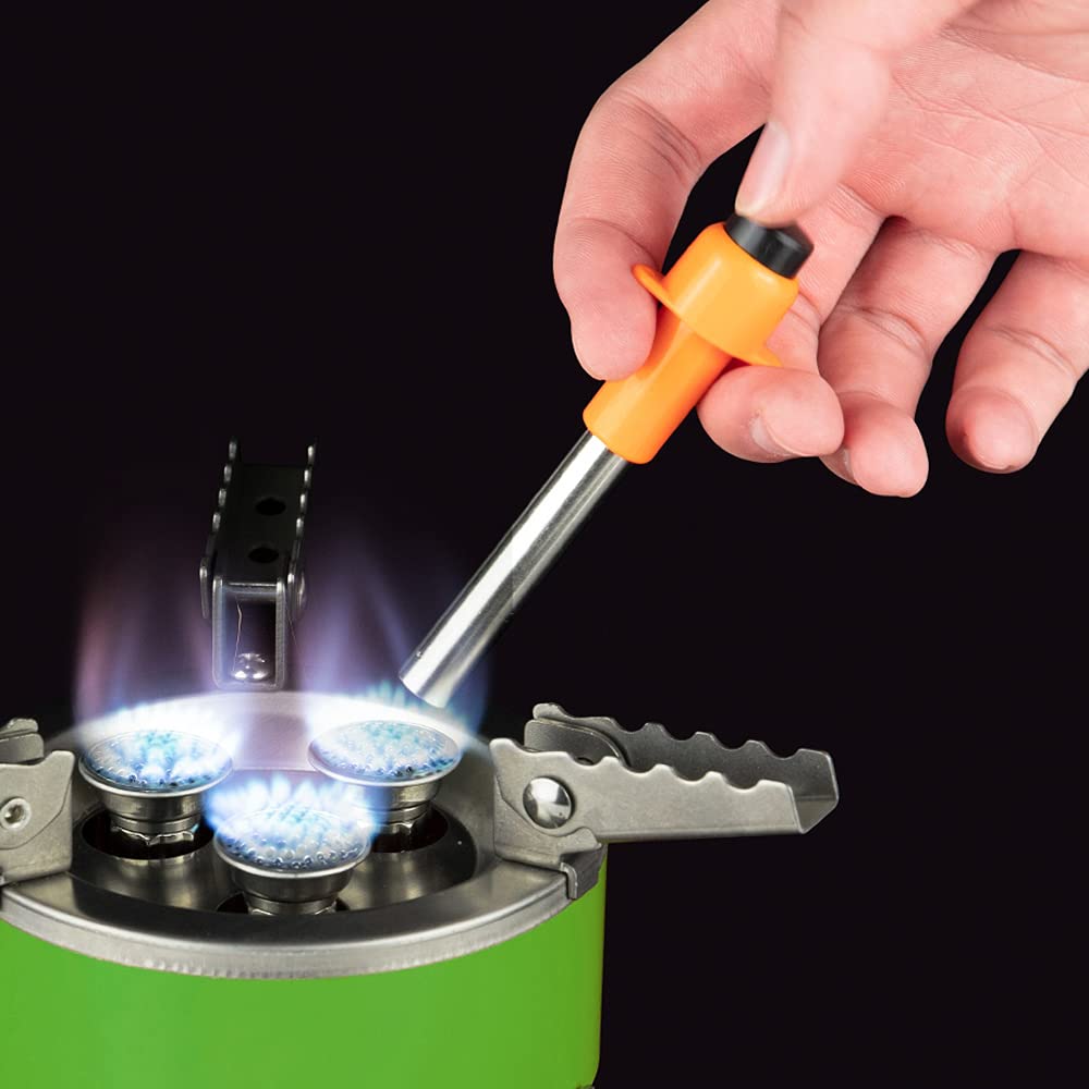 Extended Flame Thrower Electronic Igniter Portable Cooking Lighter for Outdoor
