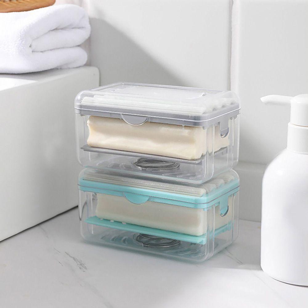 Soap Dispenser-Soap Drain Tray with Spring Bathroom Roller,Foaming Soap Box