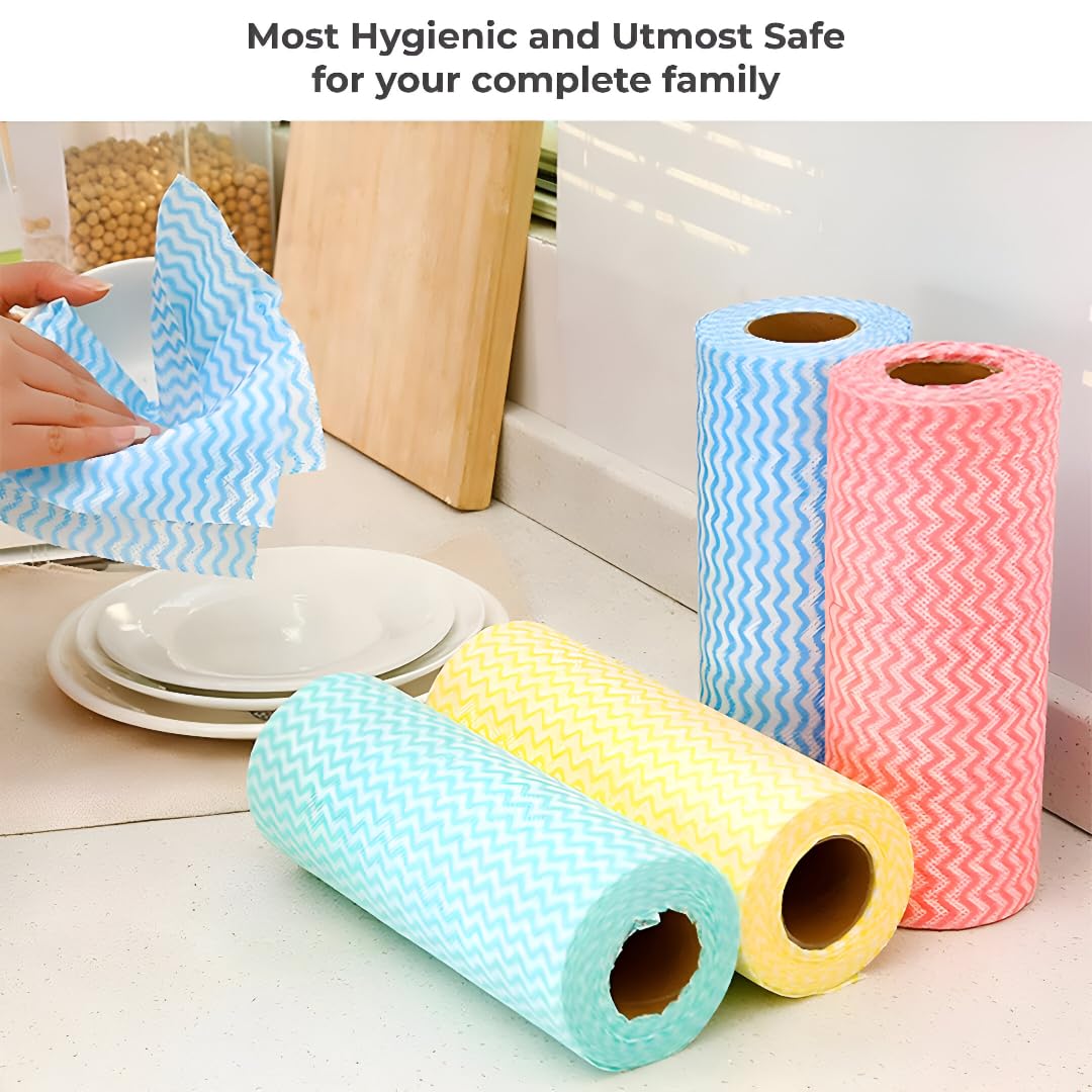 Reusable Cleaning Wipe, Household &Kitchen Towels,Disposable Cleaning Cloth, Dish Cloth Dish Towels Dish Rags Reusable Kitchen Paper Towels, Wash Towels
