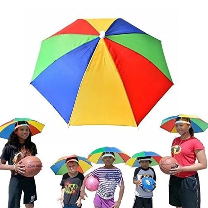 Men's & Women's Hat Headwear Umbrella Cap for Outdoor Sun Rain Protection