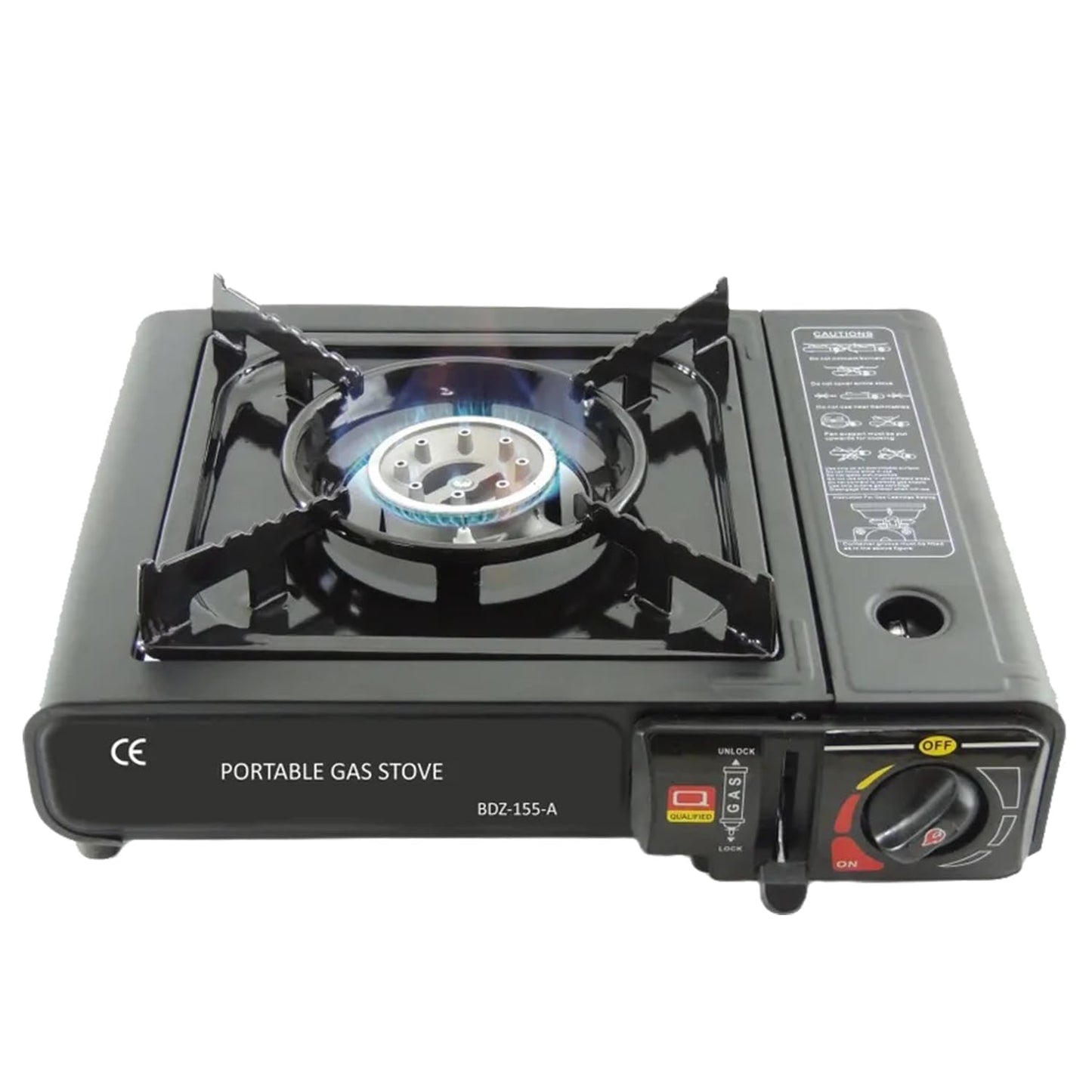 Suitcase Portable Gas Stove - 2-in-1 LPG & Butane connector