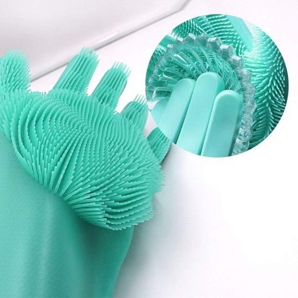 Cleaning Gloves - Magic Silicon Cleaning Gloves(Multicolor)
