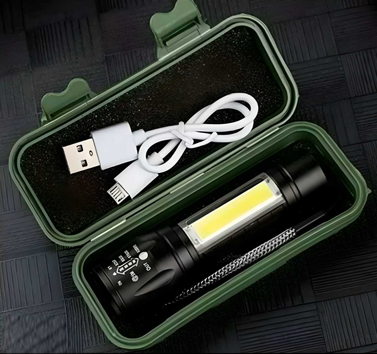 Rechargeable LED Flashlight Torch