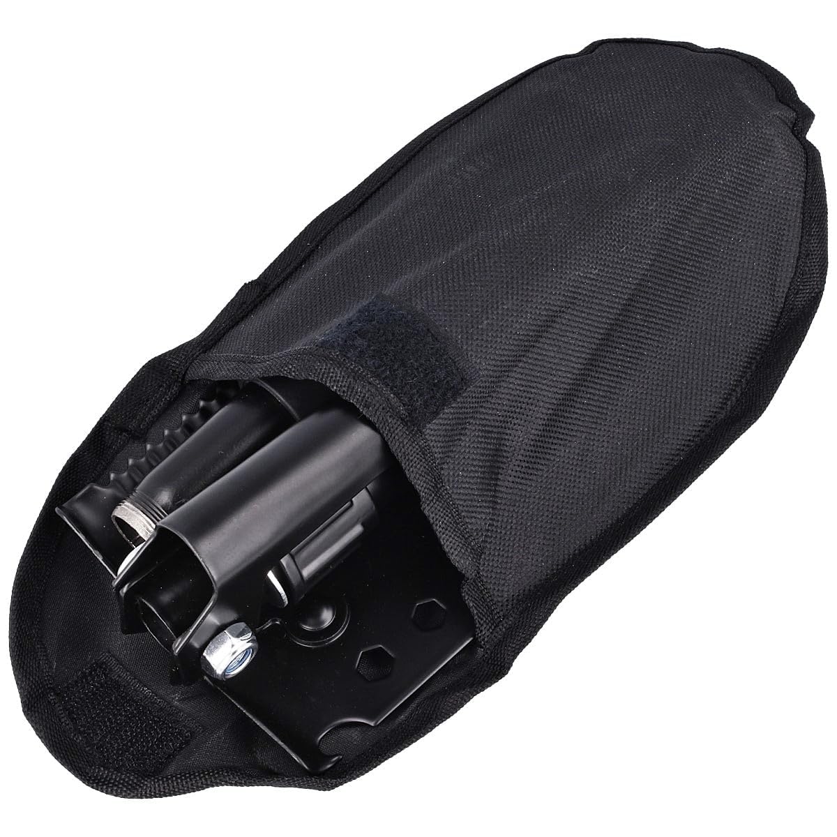 Multi-Purpose Survival Shovel, Folding Camping Entrenching Tool for Off Road, Digging, Hiking, Multifunctional Tool with Portable Case