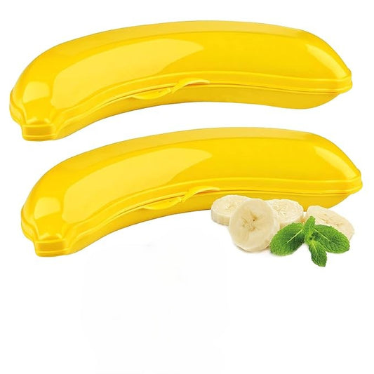 Plastic Banana Keeper Bpa-Free Outdoor Travel Case, Banana Protector, Cute Carrier Storage Box