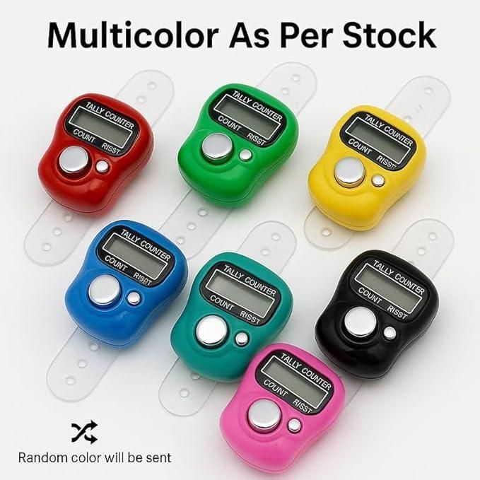 Digital Finger Tally Counter Ring (Multicolor)